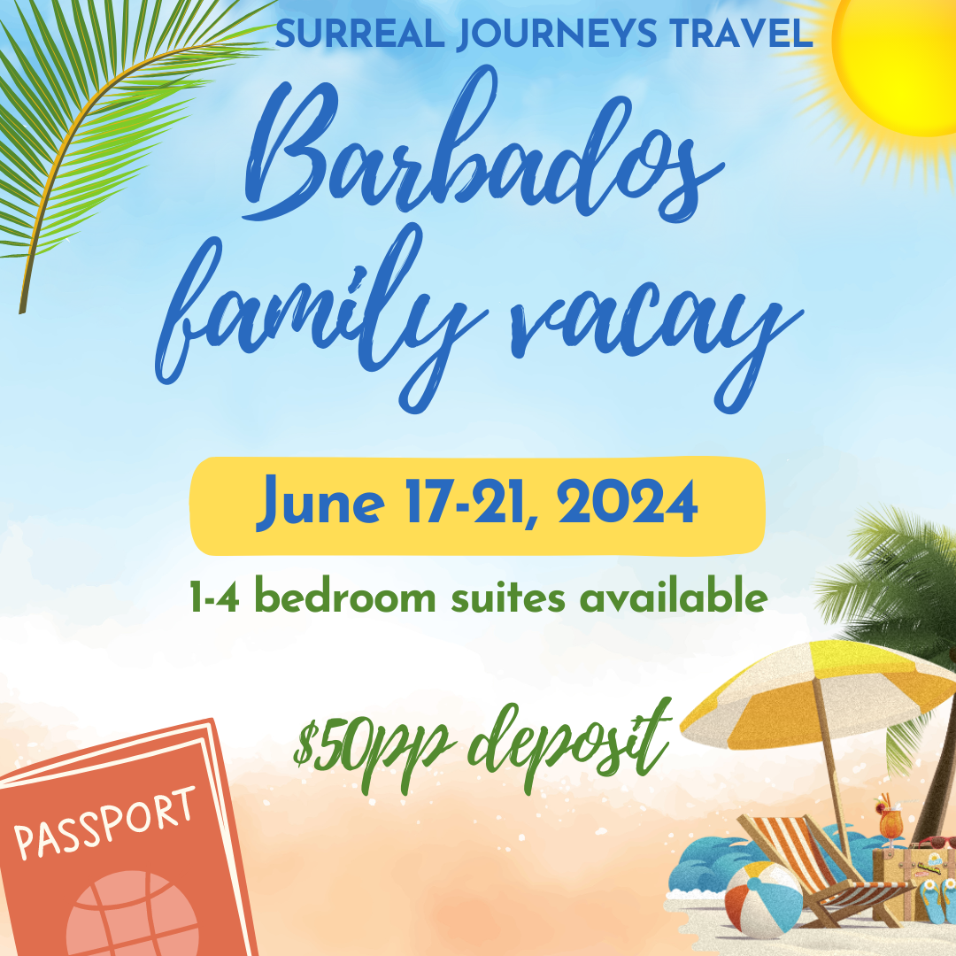 barbados June 20-24, 2024 1-4 bedroom suites deposit $50pp (1)